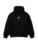 "Essentials Hoodie" - Black/White